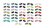 Wholesale Lot of 10 Pairs of Silk Knot Men's Cufflinks