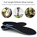 Orthotic Insoles for Flat Feet by SQHT, Fight Against Plantar Fasciitis, Relieve Feet Pain, Heel Pain and Pronation for Men and Women (M - Women’s 9.5-11 | Men’s 8.5-10)