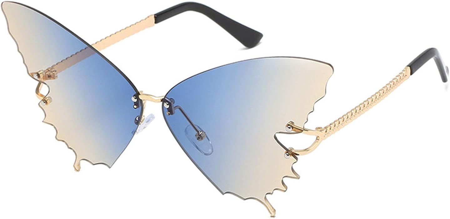 Butterfly Shaped Sunglasses for Women Personality Party Sun