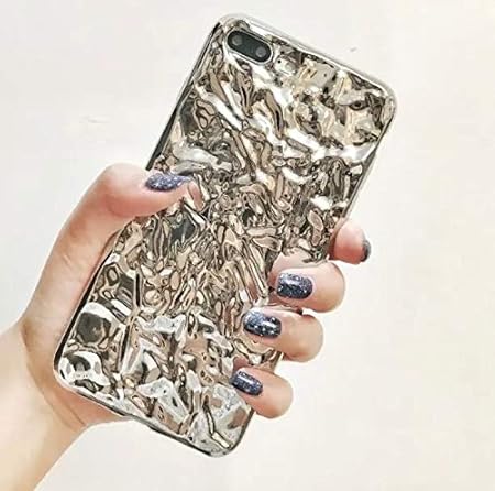 Amazon Co Jp Iphone7 8ケース アルミホイル風 Iphone7 Iphone8 アイホーン8 アイホーン7 人気 きらきら 派手 韓国風 Sns映え 銀 トレンド メンズ レディース 男性 女性 可愛い かわいい カワイイ かっこいい Aーtone おしゃれ お洒落 Iphone7ケース Iphone8ケース