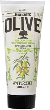 Korres Pure Greek Olive Body Cream Citrus 200ml Twin Pack Natural Moisturising view 2