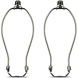8 Inch Lamp Harp Holder Kit with Finial and