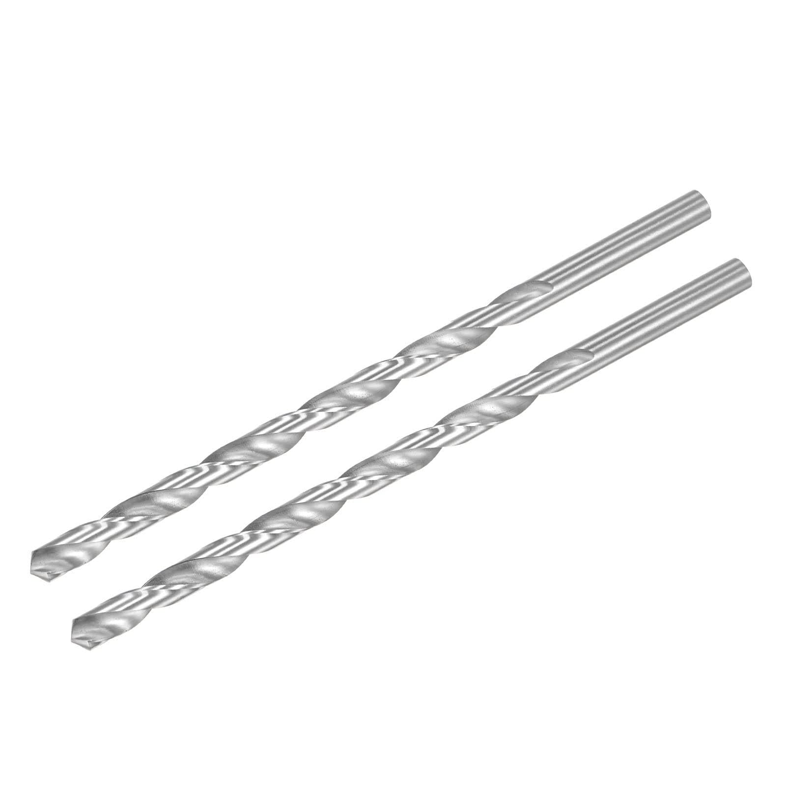 TA-VIGOR 2Pcs 9mm Extra Long Twist Drill Bits, 200mm Length High-Speed Steel HSS Straight Shank Spiral Drill Bits for Wood Metal Aluminum Plastic — image 1