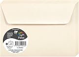 Clairefontaine Pollen Iridescent Cream Paper Envelopes C6 20 Pack 120g