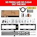 FORGINGMOUNT Low Profile Tilting TV Wall Mount Bracket for Most 32-80 inch LED,LCD,OLED,Plasma Screen TVs up to 130LBS and VESA 600X400-15 Degrees Tilt - Quick-Latching for Easy Install -FM9180-B