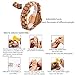 Bewell Women's ZS-100BL Handmade Wooden Analog Quartz Zebra Wood Retro Wrist Watch