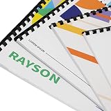 Rayson 21 Ring Binding Combs 12 14 16 18 mm A4 Black Pack 80 view 7