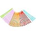 30 Pieces Colorful Plastic Sewing Needles, Color Scissor Sewing Yarn Needles Safety Plastic Lacing Needles for Crafts