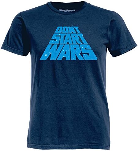 Ames Bros Don't Start Wars Navy T-Shirt size M