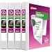 Avery 1" Durable View 3 Ring Binder, Slant Ring, Holds 8.5" x 11" Paper, 4 White Binders (17575) primary