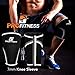 Knee Sleeves Weightlifting Women & Men - 7mm Thick Lifting Knee Sleeves Provides Knee Support for Men & Women crossfit for Squats (Black, Small)