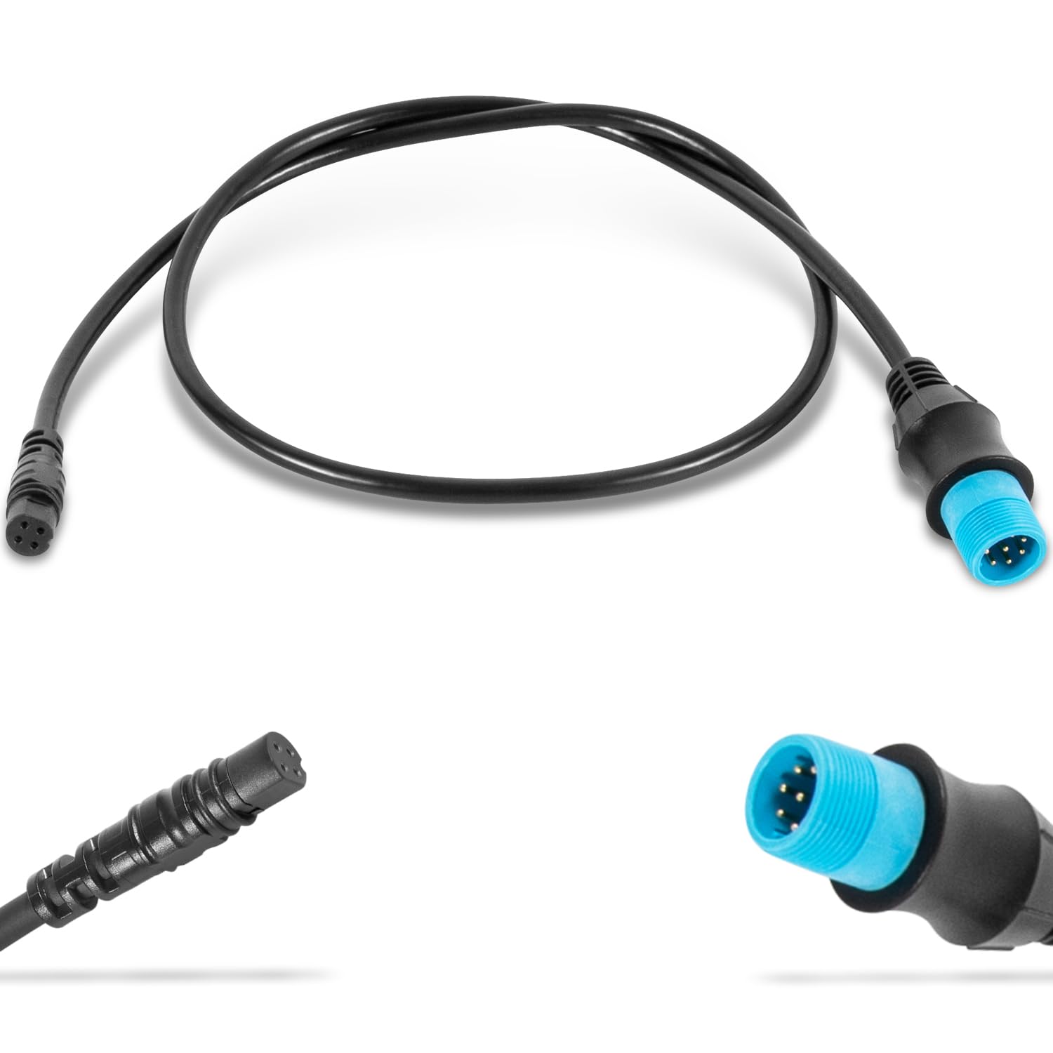 Photo 1 of [Upgrade Version] 0101271900 Adapter, 8 Pin Transducer to 4 Pin Sounder Compatible with Garmin AIRMAR, ECHOMAP, Plus, ECHOMAP UHD, ECHOMAP Ultra, Striker Chart Plotters Transducer and Fish Finder