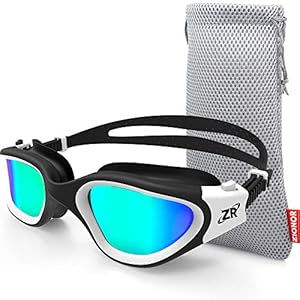 ZIONOR Swim Goggles, G1 Polarized Swimming Goggles Anti-fog for Adult Men Women