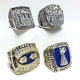 New York Giants Super Bowl 1986 1990 2007 2011 XXI XXV XLII XLVI Ring Set