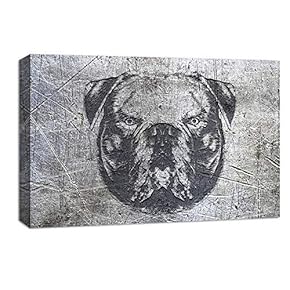 Canvas Wall Art Abstract Wild Animals Painting Artwork for Home Prints Framed - 12x18 inches