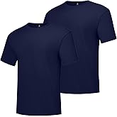 Hanes Men's Beefy-t T-Shirt, Heavyweight Cotton Tee, 1 Or 2 Pack, Big & Tall
