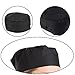 Chef Hat, 2 Pcs SOUREPOSE Black Chef Beanie - Adjustable Velcro Chef Headwear One Size Fits Most