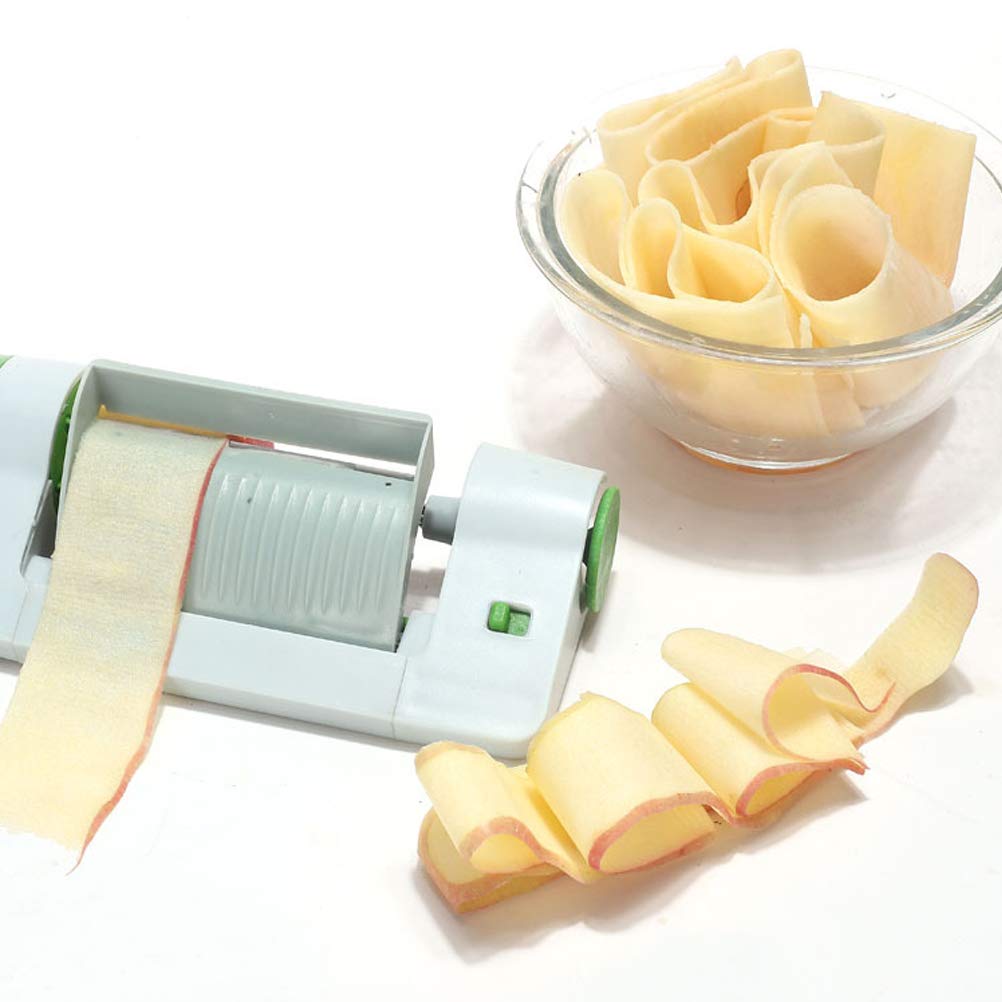 BSTCAR Vegetable Sheet Slicer, Kitchen Multifunction Vegetable Slicer Peeler, Cut Vegetables and Fruits Into Thin Leaves, for Potatoes, Zucchini, Beetroot, Apples, Pears, Etc.