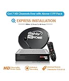Dish TV HD Set Top Box With 1 Month Titanium & Full On HD Pack (Free Recording)