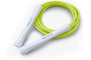 WILLGOO Hererope 6MM PVC Jump Rope for Men & Women Fitness, Speed, Tricks, Cardio Training, Boxing Jump Rope with Unbreakable Handles and Non-Kinking Skipping Rope, Adjustable Jumprope for Indoor Outdoor