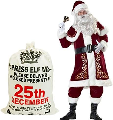 Pomm Wien Christmas Santa Claus Costumes for men Adult Size Costume Big size (XXXL size)