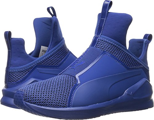 PUMA Women's Fierce Knit Cross-Trainer Shoe, True Blue, 8 M US