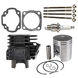 NICHE 90cc Engine Piston Cylinder Gasket Top End Kit For 2001-2006 Arctic Cat BRP Polaris 90 Predator Sportsman