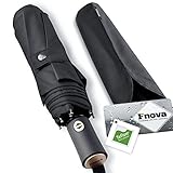 Fnova 45 inch Automatic Travel Umbrella with 
