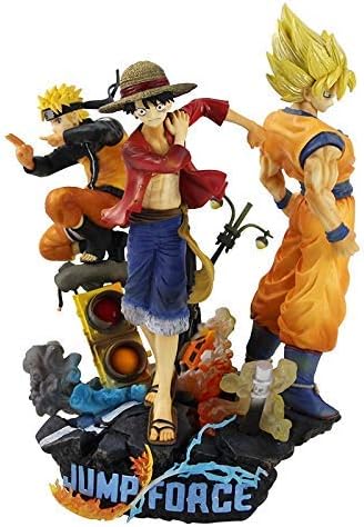 Amazon Co Jp ジャンプフォースアクションフィギュア悟空うずまきナルトモンキー D ルフィコレクターズ エディションアニメ模型玩具 Chongxiang ホーム キッチン