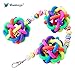 Wandergo Colorful Bird Toys with Bells for Parrot