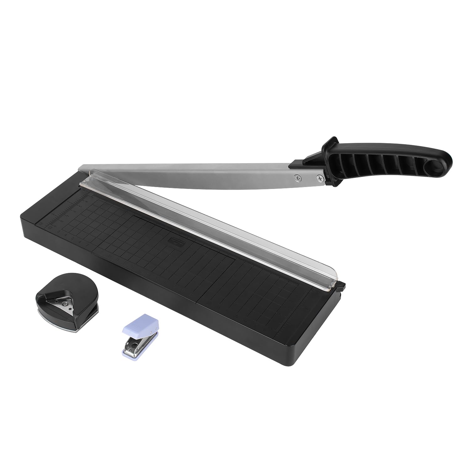 Photo 1 of ZEQUAN Guillotine Paper Cutter, 12 Inch Cut Length Guillotine with 8 Sheet Capacity, Guillotine Paper Cutter for Cardstock, Paper Trimmer for Crafting, Classroom and Office