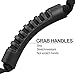 Kany 4 x Grab Handles Grip Handle for Jeep Wrangler YJ TJ JK JKU Sports Sahara Freedom Rubicon X & Unlimited X 2/4 Door Roll Bar 1995-2016 (Black)