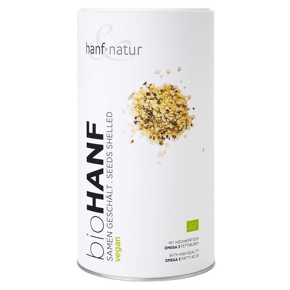 Cáñamo Semillas geschält bio 1000 g: Amazon.es: Salud y cuidado ...