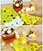 Bestag Silicone Ice Cube Trays with Lids BPA Free Easy Release Cubes Ice Trays (Green)