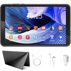 Tablet, 8 inch, Android, 10 Pie, tablets, 3 GB RAM + 32 GB ROM/128 GB uitbreidbaar, Google GMS-gecertificeerd, WLAN…