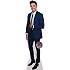 Silhouette In Cartone Di Zac Efron In Abito Blu – Formato Mini (60,5 Cm), Sagoma Originale Celebrity Cutouts Con Ologramma - 4