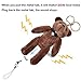 Bear Gentleman 130dB Personal Alarm Self Defense Rape Attack Safety Security with Keychain (Brown)
