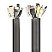 UT Wire 12-Feet Expandible Flexi Cable Wrap, Black