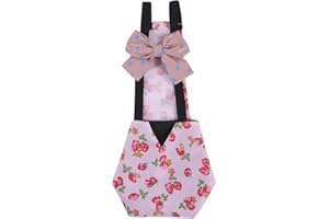 Angstmeier Chicken Diapers for Hens Diaper Nappy Poultry Cloth for Rooster Silkies Chicks 3 Size (Large,Pink Strawberry)