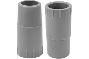 Magluv 2 Pack Rubber Adapter for Fluval Ribbed Hosing 304/305/306/307/404/405/406/407, Aquarium Tubing Connectors for Fluval Rubber Hose Connector, for Fluval 407 Replacement Parts