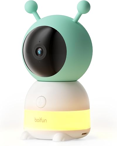 BOIFUN Add-On Camera for Baby 6T 2K WiFi Monitor Night Light 360°