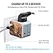 Universal All in One Worldwide Travel Adapter with Dual USB Ports for UK, EU, AUS, US 150+ International Countries for Phones, iPhone, iPAD, Power Bank, MP3/4/5, Cameras (Christmas)
