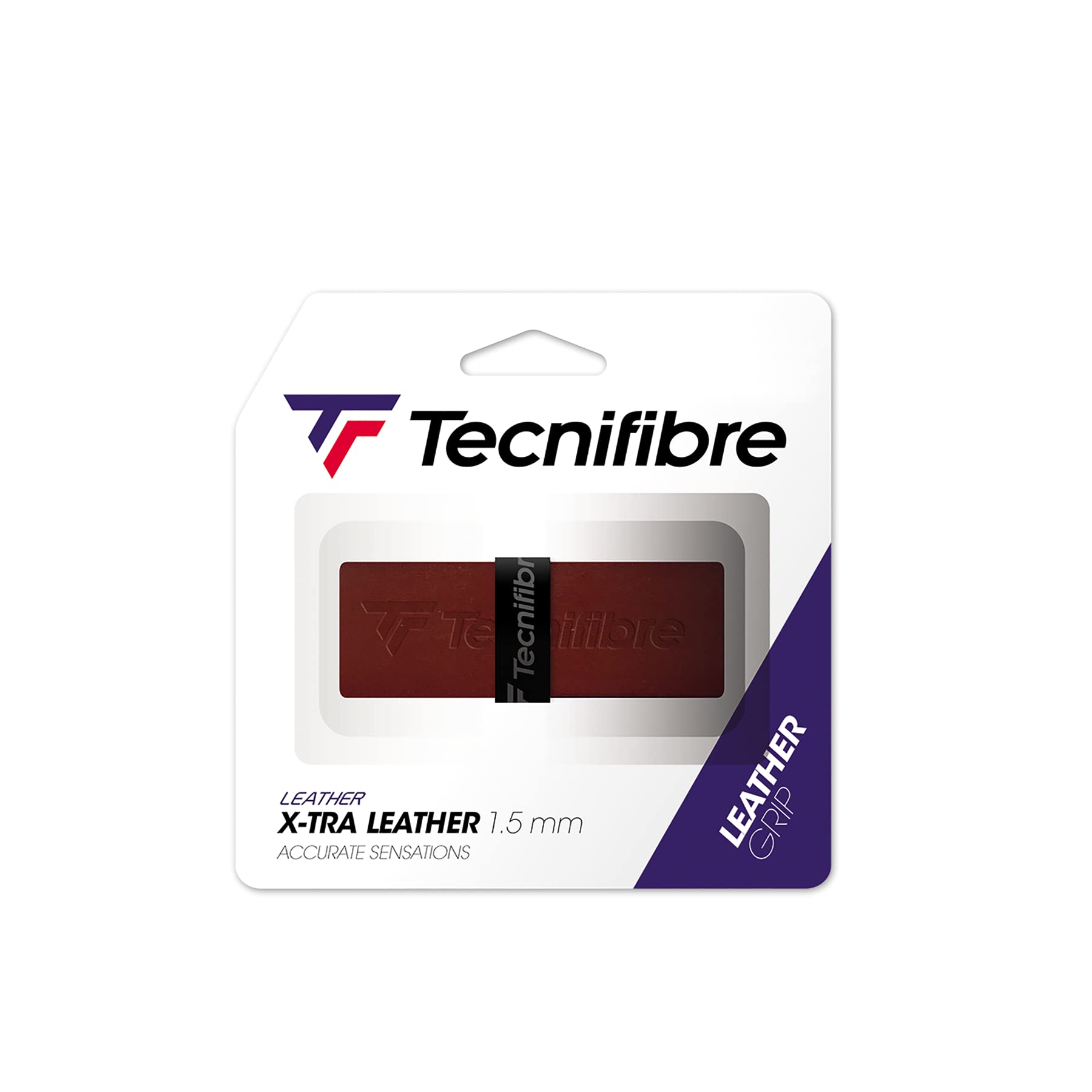 Tecnifibre Unisex Adults' Tennis Grip, Leather, Brown, 1.5 mm
