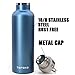 TOPOKO 25 oz Stainless Steel Vacuum Insulated Water Bottle, Keeps Drink Cold up to 24 hours & Hot up to 12 hours, Leak Proof and Sweat Proof. Large Capacity Sports Bottle