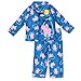 Peppa Pig Boys' Big George Coat Style Pajama Set, Teal, 3T