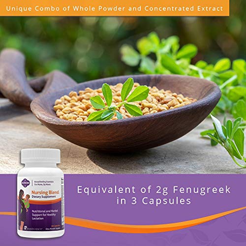 Milkies Nursing Blend, Postnatal Vitamin with Fenugreek to Increase