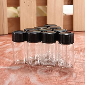 Amazon.com: bephamart 10pcs 3 ml Cute Mini vaso pequeño ...