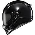 ScorpionEXO Covert FX Full Face Adult Motorcycle Helmet Street Fighter Style with Bluetooth Ready Speaker Pockets DOT ECE 22.06 Approved Unisex (Gloss Black X-Large)