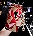 iPhone 8 Plus Case Bling Diamond,Auroralove iPhone 7 Plus Case Crystal Rhinestone Luxury Soft TPU iPhone 7 Plus Case with Ring Stand for Girls Women(Rhombus)