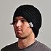 Beardo Original Detachable Beard Hat, Black Brown